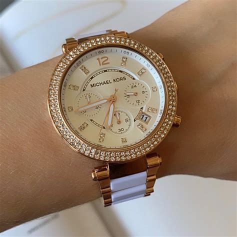 zegarek michael kors damski rose gold|Michael Kors mini rose gold.